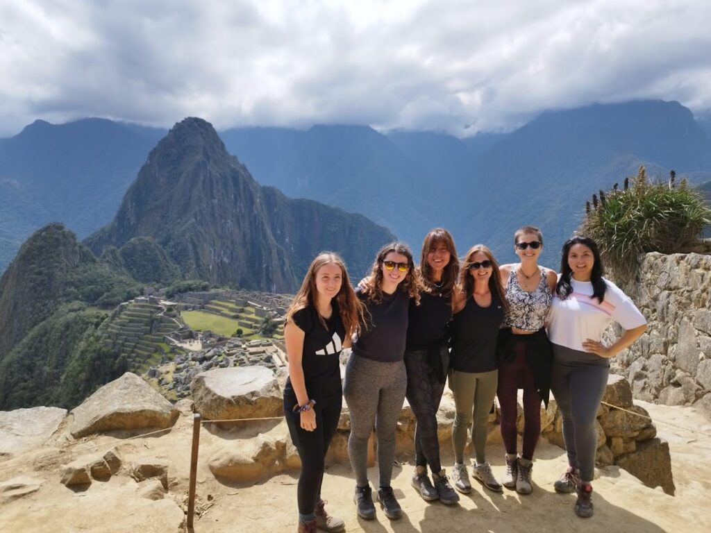 Students at Machu Picchu